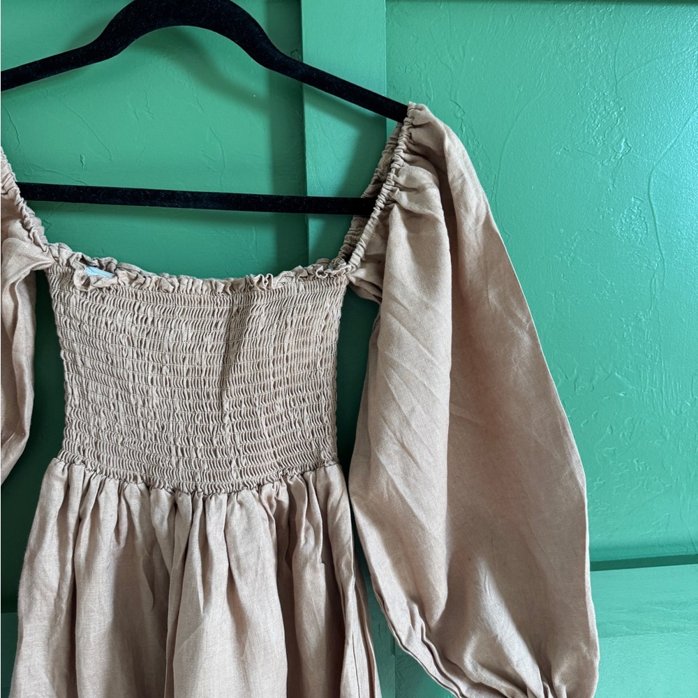 Petal & Pup Tan Maxi Dress - Picture 4 of 8
